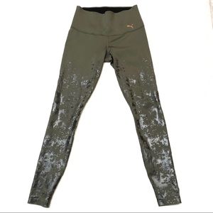 Puma premium green leggings